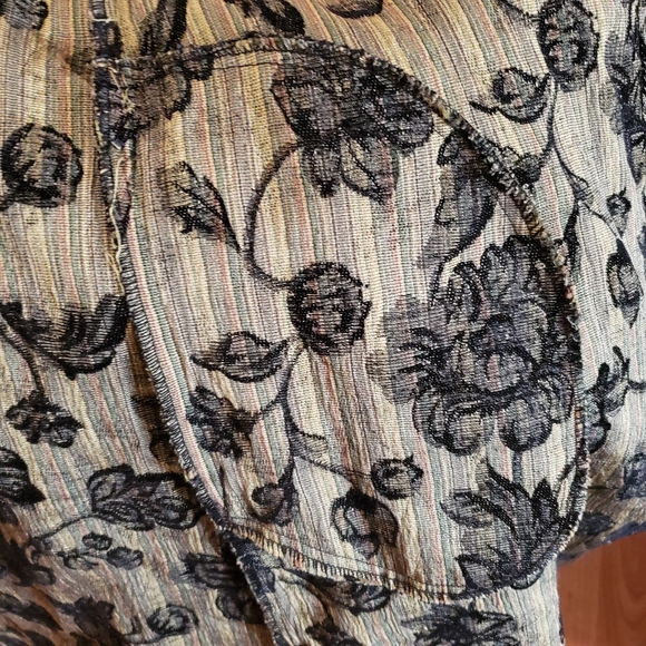 Vintage HabitaT clothes to live in Tapestry Woven Jacquard Coat/Long Blazer - Picture 15 of 16